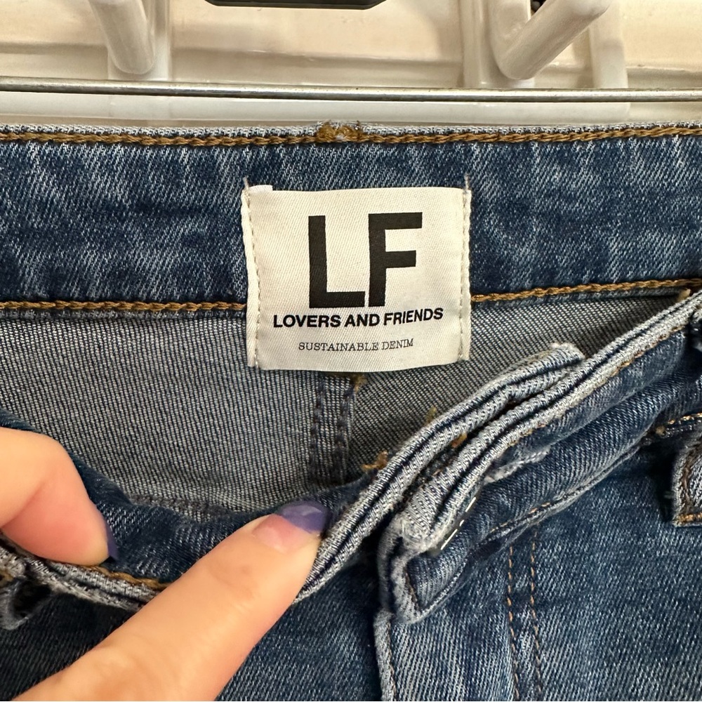 Lovers + Friends Distressed Ricky Low Rise Skinny in Brighton - Picture 8 of 14